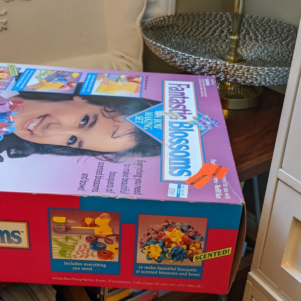 Vtg Bow Making Set New Hasbro 1992 Flowers Unpened Rare